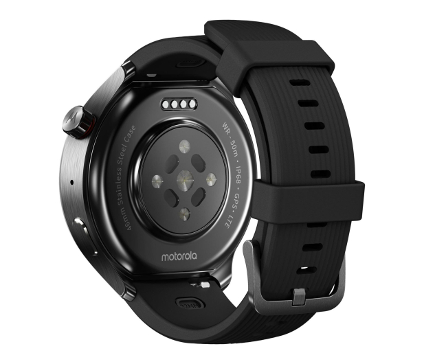 Motorola moto watch ultra Black Silicone + Black Leather - 1615944 - zdjęcie 8